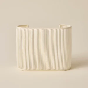 Applique ovale plissée