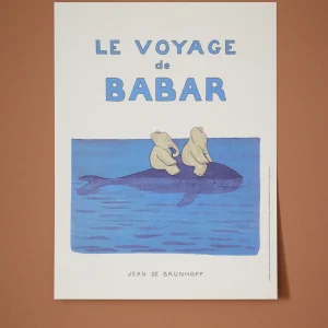 Affiche Babar Voyage - Oneart