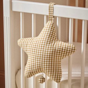 Étoile musicale en gaze de coton