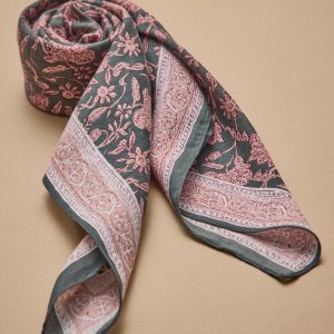 Foulard femme imprimé Gardénia