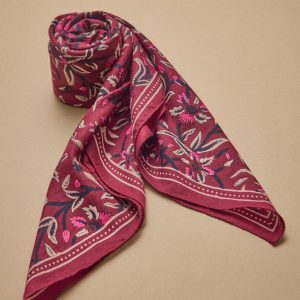 Foulard femme imprimé floral