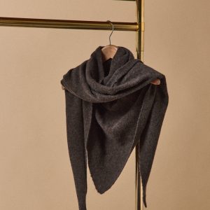 Écharpe triangle unie adulte