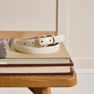 Ceinture fine cuir femme