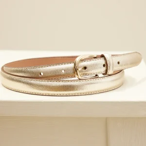 Ceinture fine cuir femme