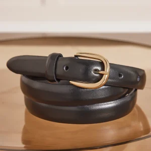 Ceinture fine cuir femme