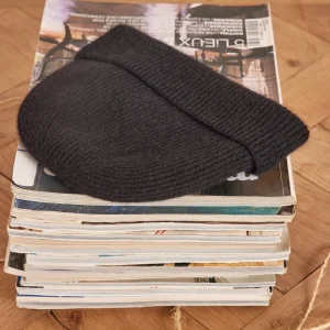 Bonnet maille côtelée adulte - collection cachemire