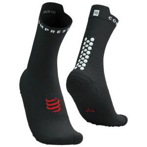 Chaussettes Compressport Pro Racing Socks v4.0 run NOIR hauteur quarter