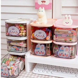 Boîte de Rangement Bureau Coréenne