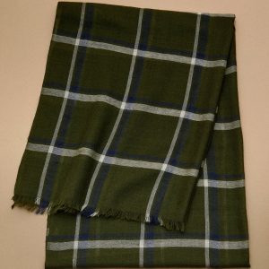 Écharpe carreaux homme en laine