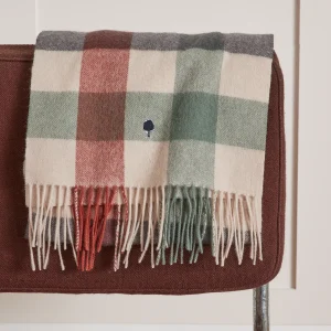 Écharpe carreaux en laine adulte - Collection Faguo