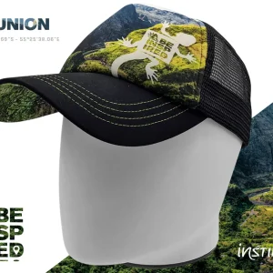 Casquette Trucker Instinct Reunion noir