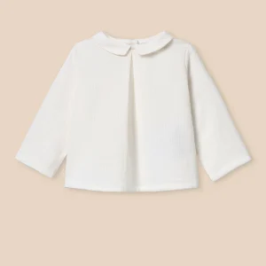 Guimpe en mini-seersucker bébé