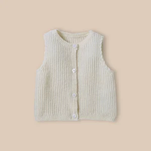 Gilet sans manches Bébé laine et mohair