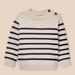 Pull rayé Bébé - Coton biologique