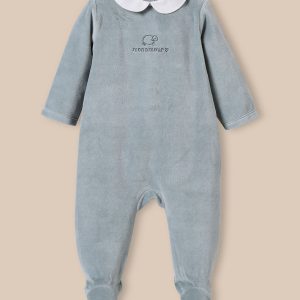 Dors-bien en velours brodé Bébé