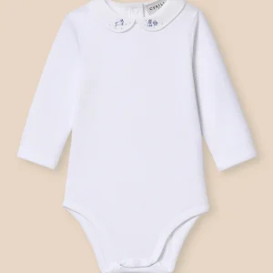 Body col brodé Bébé - Coton biologique