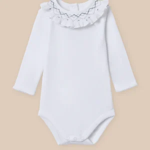 Body col brodé et smocks - Coton biologique