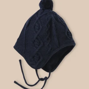 Bonnet péruvien en laine doublé de polaire – Bébé