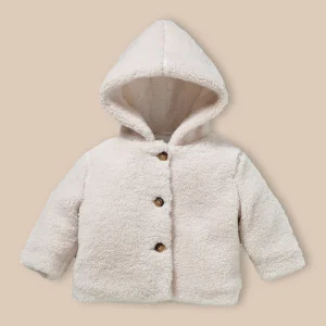 Veste burnous en sherpa Bébé