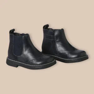 Boots Chelsea bébé en cuir