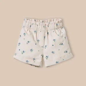 Short en velours imprimé Bébé