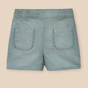 Short en lin et coton Bébé