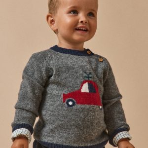 Pull bébé en laine