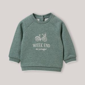 Sweat brodé Bébé - Coton biologique