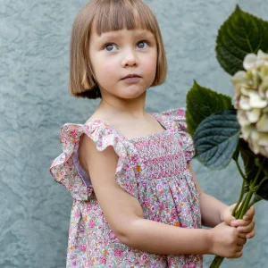 Robe Scarlette en tissu Liberty - Collection Fêtes et Mariages