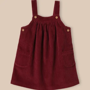 Robe tablier en velours grosses côtes Bébé