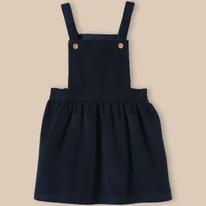 Robe-tablier bébé en velours