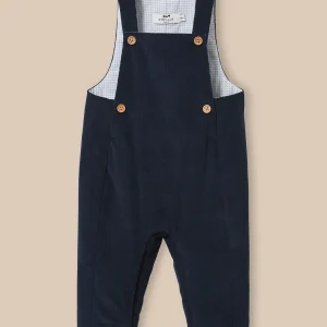 Salopette ouatinée bébé en velours