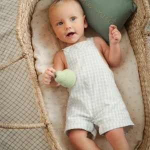 Salopette courte vichy Bébé