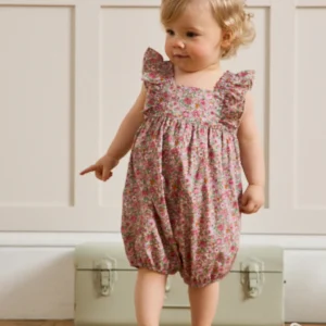 Combi-bloomer en tissu Liberty Bébé