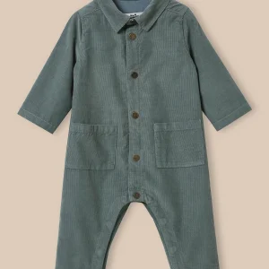 Combinaison en velours bébé