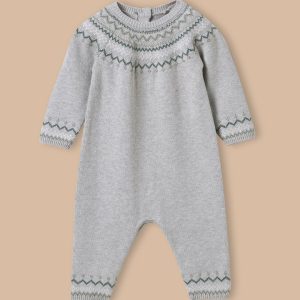 Combinaison en laine et coton biologique Bébé