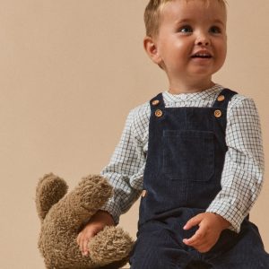 Salopette en velours Bébé