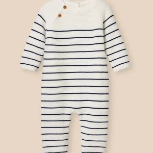 Combinaison Bébé en coton biologique et laine