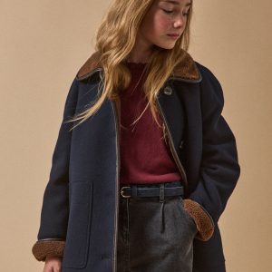 Manteau doublé sherpa Fille