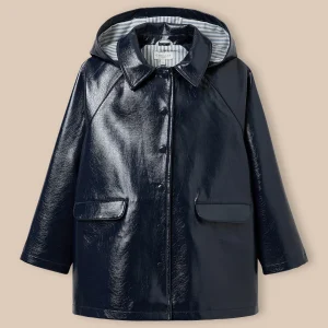 Imperméable en vinyle Fille avec capuche