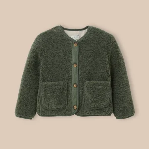 Veste en sherpa Fille
