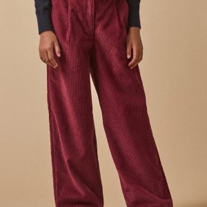 Pantalon flare en velours Fille