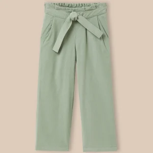 Pantalon large Fille en velours