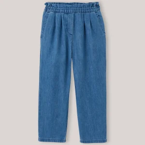 Pantalon large Fille denim light