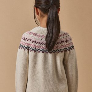 Cardigan jacquard Fille