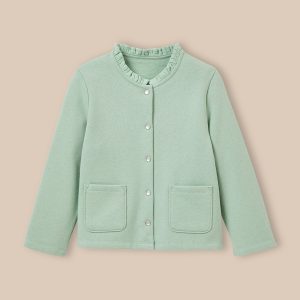 Gilet Fille en molleton - Coton biologique