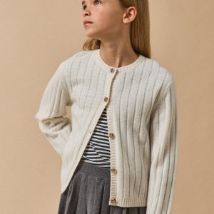 Cardigan en laine mérinos - Collection Junior