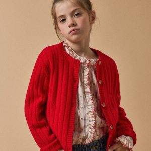 Cardigan en laine mérinos - Collection Junior