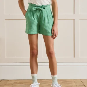 Short Fille en gaze de coton biologique