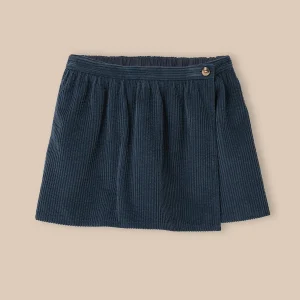 Jupe-short en velours Fille